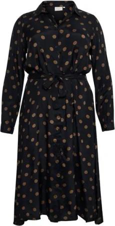KAFFE Curve Blusenkleid Kleid KColivia Große Größen