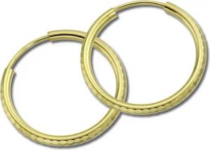 GoldDream Paar Creolen GoldDream Damen Ohrringe gold 30mm (Creole), Damen Creolen Echtgold, 333er Gelbgold, gold