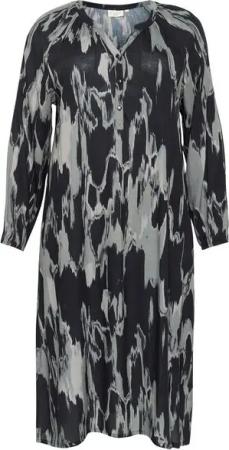 KAFFE Curve Blusenkleid Kleid KCsilla Große Größen