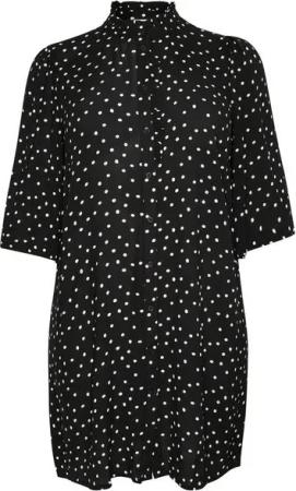 KAFFE Curve Blusenkleid Kleid KCvilna Große Größen