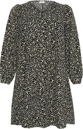KAFFE Curve Blusenkleid Kleid KCmalena Große Größen