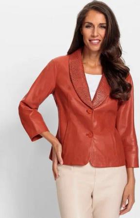 heine Allwetterjacke Lederjacke
