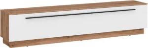 TV-Lowboard Mateo Eiche Evoke Coast Nachbildung weiß Hochglanz B/H/T: ca. 180x41x40 cm