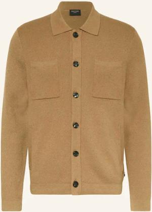 OLYMP Strickjacke Level Five body fit aus Schurwolle
