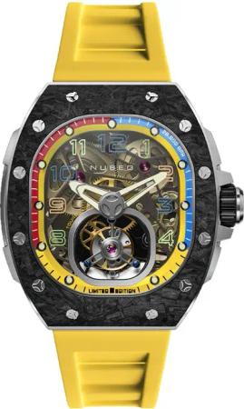 Nubeo NB-6108-02 Herrenuhr Viper Tourbillon Limited 43mm 5ATM