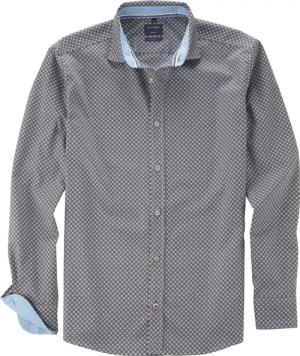 OLYMP Casual, Freizeithemd, regular fit, Grau, Kent, S
