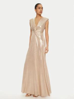 Rinascimento Abendkleid CFC0019762002 Goldfarben Regular Fit