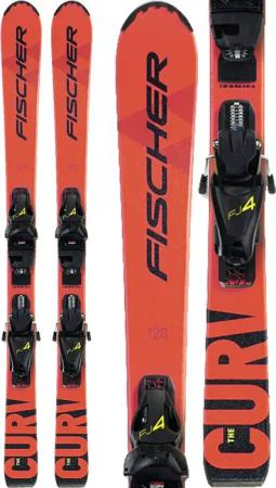 Fischer - The Curv JR 22/23 Kinderski inkl. FS 4 GripWalk CA JRS Bindung (70-120cm)