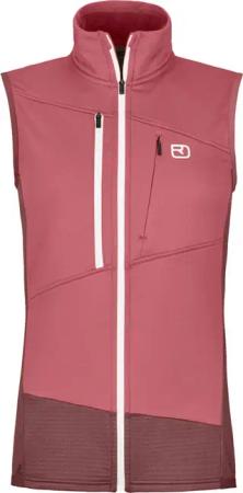 ORTOVOX - Fleece Grid Weste Damen mountain rose