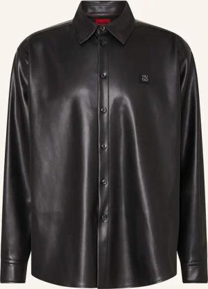 HUGO Overshirt ELLISOE in Lederoptik