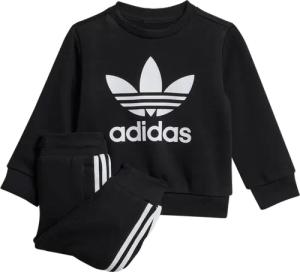 Adidas Crew Baby Trainingsanzüge - Schwarz - Größe 63 - 68 CM - Baumwoll-Jersey