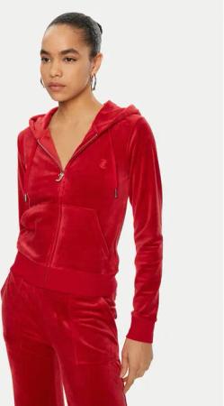 Juicy Couture Sweatshirt Robertson JCAP176 Rot Slim Fit