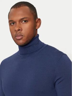 Hugo Rollkragenpullover San Thomas-M 50474174 Dunkelblau Slim Fit