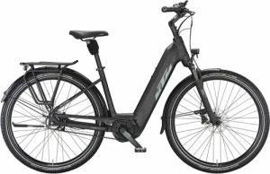 KTM MACINA CITY 610 belt (625 Wh), 5 Gang Nabenschaltung, Damenfahrrad, Deep, Modell 2024, 28 Zoll 56 cm black matt (grey+silver)