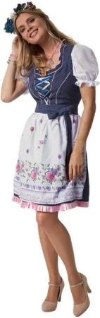 dressforfun Dirndl Frauenkostüm Mini-Dirndl Garching Modell 1