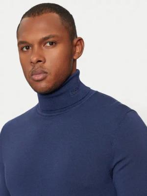 Hugo Rollkragenpullover San Thomas-M 50474174 Dunkelblau Slim Fit