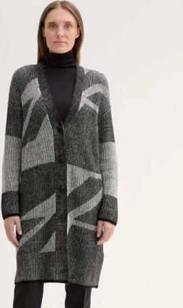 TOM TAILOR Cardigan Langer Cardigan mit Knopfleiste