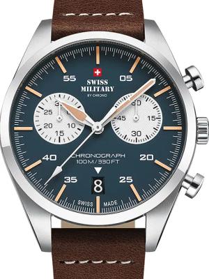 Swiss Military SM34090.04 Chronograph Herrenuhr 43mm 10ATM