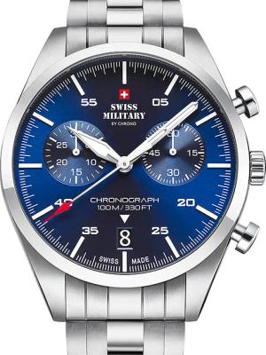Swiss Military SM34090.02 Chronograph Herrenuhr 43mm 10ATM
