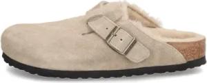 Birkenstock Boston Shearling LEVE Taupe LAF