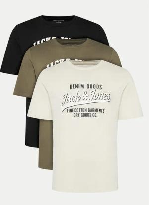 Jack&Jones 3er-Set T-Shirts Ethan 12221269 Bunt Regular Fit