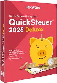 LEXWARE QuickSteuer Deluxe 2025 (für das Steuerjahr 2024) Software Vollversion (PKC)