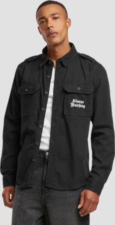 Mister Tee Always Watching Vintage Shirt Longsleeve Hemd