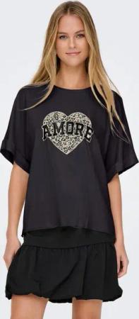 ONLY Kurzarmshirt ONLLUCY LIFE S/S LEO TOP CS JRS