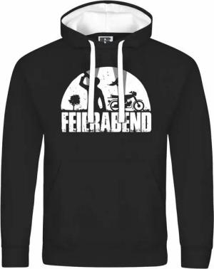 deinshirt Kapuzenpullover Herren Kapuzenpullover Feierabend Simson Mit Print Motiv, Grafik