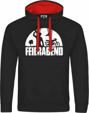deinshirt Kapuzenpullover Herren Kapuzenpullover Feierabend Simson Mit Print Motiv, Grafik