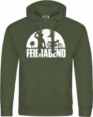 deinshirt Kapuzenpullover Herren Kapuzenpullover Feierabend Simson Mit Print Motiv, Grafik