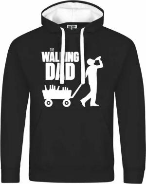 deinshirt Kapuzenpullover Herren Kapuzenpullover The walking Dad Mit Print Motiv, Grafik