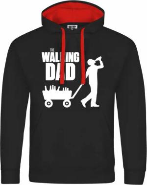 deinshirt Kapuzenpullover Herren Kapuzenpullover The walking Dad Mit Print Motiv, Grafik