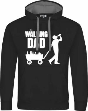 deinshirt Kapuzenpullover Herren Kapuzenpullover The walking Dad Mit Print Motiv, Grafik