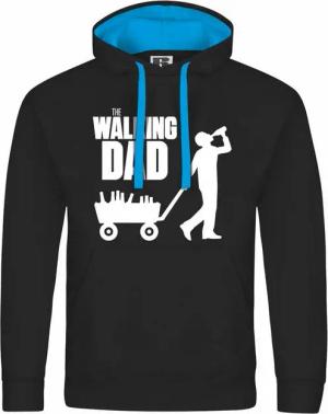 deinshirt Kapuzenpullover Herren Kapuzenpullover The walking Dad Mit Print Motiv, Grafik