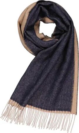 Eagle Herren Schal blau Kashmere-Wolle