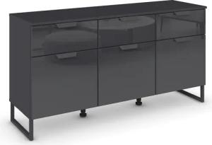 rauch Kombikommode "Modern by Aditio", mit Glasfront und Kufenfuß, 3 Schubladen mit Softclose-Funktion