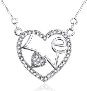 Schmuck-Elfe Collier Herz crazy Love classic, 925 Sterling Silber