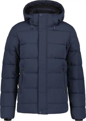 Icepeak Steppjacke "BIXBY", (1 St.), mit Kapuze, mit kontrastfarbenem Markenpatch am Oberarm