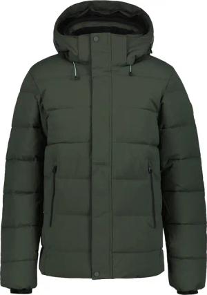 Icepeak Steppjacke "BIXBY", (1 St.), mit Kapuze, mit kontrastfarbenem Markenpatch am Oberarm