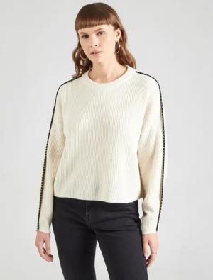 Vero Moda Strickpullover Zora (1-tlg) Seitenstreifen