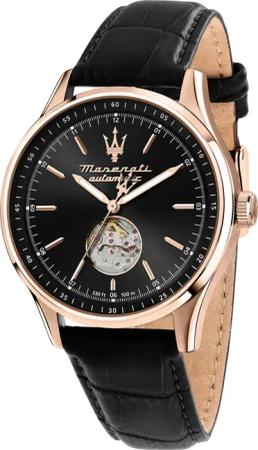 Maserati Uhr Sorpasso Open Heart Automatic R8821124001 Schwarz