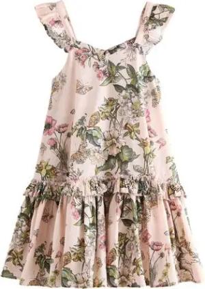 Next Sommerkleid Bedrucktes Sommerkleid aus 100 % Baumwolle (1-tlg)