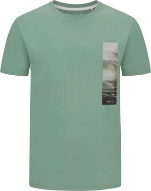 Marc O'Polo T-Shirt mit Landschafts-Streifen aus Bio-Baumwolle