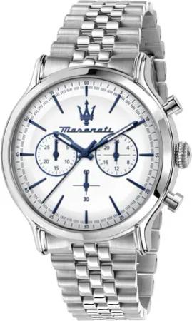Maserati Uhr Epoca R8873618034 Silberfarben
