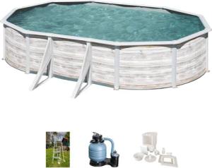 Gre Ovalpool "FINLANDIA", (Set, 4 tlg.), Höhe: 120 cm, in versch. Größen erhältlich
