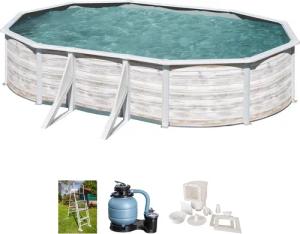 Gre Ovalpool "FINLANDIA", (Set, 4 tlg.), Höhe: 120 cm, in versch. Größen erhältlich