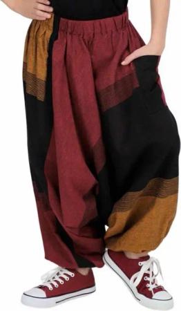 KUNST UND MAGIE Haremshose/Jodhpur-Hose Kinder Haremshose Aladin Hose Hippie Kids Pluderhose Boho Kinderhose