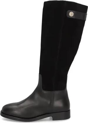 Tommy Hilfiger TH STUD LEATHER MIX LONG BOOT