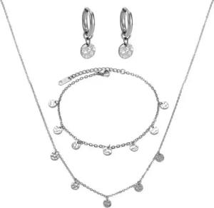 Kim Johanson Schmuckset Mond Plättchen (Set), 3 teiliges Set